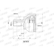 ШРУС INKO, внешний, арт. 307031
