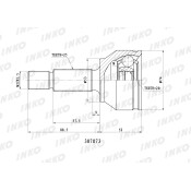 ШРУС INKO, внешний, арт. 307073