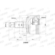 ШРУС INKO, внешний, арт. 310033