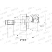 ШРУС INKO, внешний, арт. 311048
