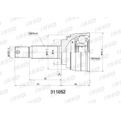 ШРУС INKO внешний, арт. 311052