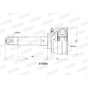 ШРУС INKO, внешний, арт. 313004