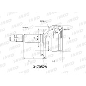 ШРУС INKO внешний, арт. 317052A
