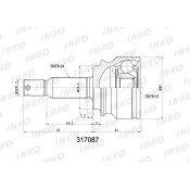 ШРУС INKO, внешний, арт. 317087
