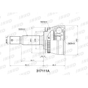 ШРУС INKO, внешний, арт. 317111A