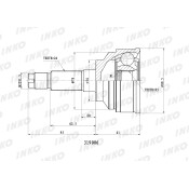 ШРУС INKO, внешний, арт. 319006