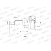 ШРУС INKO, внешний, арт. 319010
