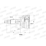 ШРУС INKO, внешний, арт. 319018