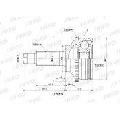 ШРУС INKO, внешний, арт. 319085A