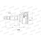 ШРУС INKO, внешний, арт. 319098