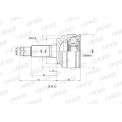 ШРУС INKO внешний, арт. 319133
