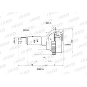 ШРУС INKO, внешний, арт. 319134A
