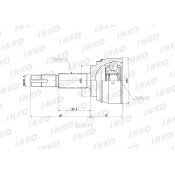 ШРУС INKO, внешний, арт. 320017