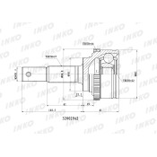 ШРУС INKO, внешний, арт. 320029A2