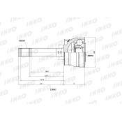 ШРУС INKO, внешний, арт. 320042