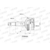 ШРУС INKO, внешний, арт. 320046A