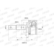 ШРУС INKO, внешний, арт. 320057A2