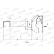 ШРУС INKO, внешний, арт. 320105