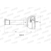 ШРУС INKO, внешний, арт. 320119