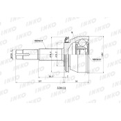 ШРУС INKO внешний, арт. 320131
