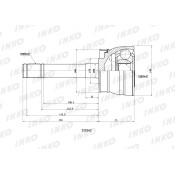 ШРУС INKO, внешний, арт. 320162