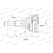 ШРУС INKO, внешний, арт. 323093