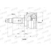 ШРУС INKO, внешний, арт. 326008