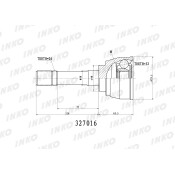 ШРУС INKO, внешний, арт. 327016