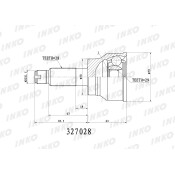 ШРУС INKO, внешний, арт. 327028