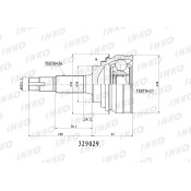 ШРУС INKO, внешний, арт. 329029