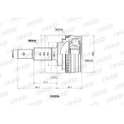 ШРУС INKO, внешний, арт. 329059A