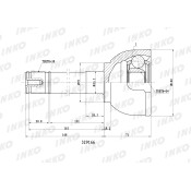 ШРУС INKO, внешний, арт. 329166