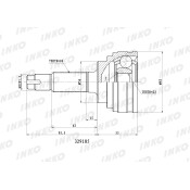 ШРУС INKO, внешний, арт. 329185