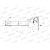 ШРУС INKO, внешний, арт. 329188