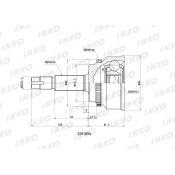 ШРУС INKO, внешний, арт. 329189A