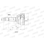 ШРУС INKO, внешний, арт. 329193