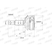 ШРУС INKO, внешний, арт. 329199