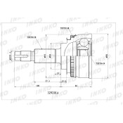 ШРУС INKO, внешний, арт. 329201A
