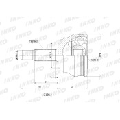 ШРУС INKO, внешний, арт. 331013