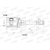 ШРУС INKO, внутренний, арт. 403004