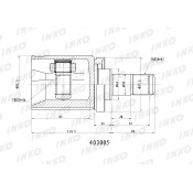 ШРУС INKO, внутренний, арт. 403005