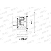 ШРУС INKO, внутренний, арт. 417048
