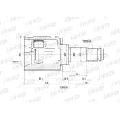 ШРУС INKO, внутренний, арт. 429056