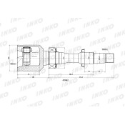 ШРУС INKO, внутренний, арт. 429062