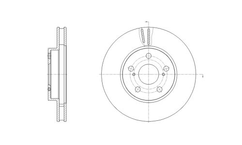 Диск тормозной | перед G-brake, арт. GR-20897