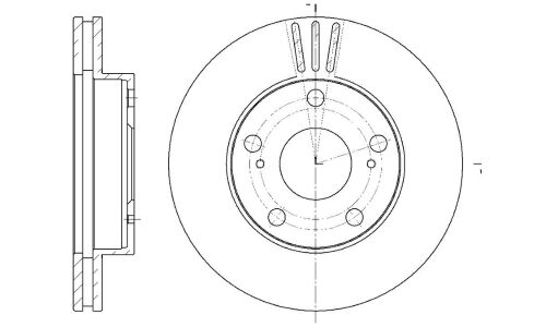 Диск тормозной G-brake, арт. GR-02081