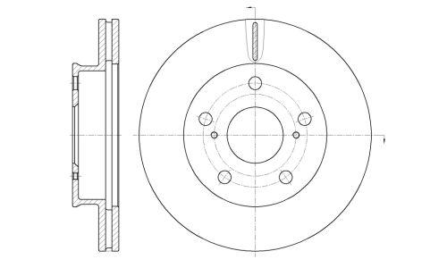 Диск тормозной G-brake, арт. GR-20596