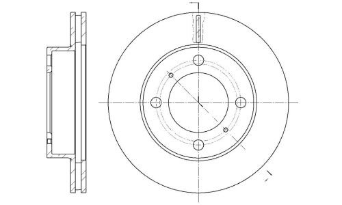 Диск тормозной G-brake, арт. GR-02077