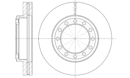 Диск тормозной | перед G-brake, арт. GR-20463