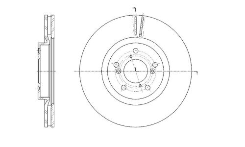 Диск тормозной G-brake, арт. GR-20989
